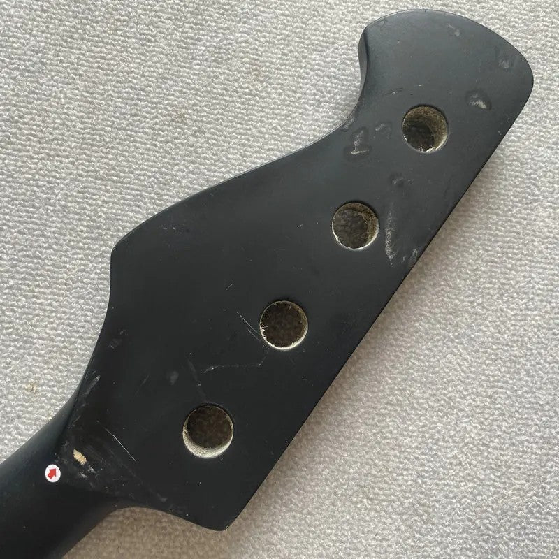 Black 4 String Bass Maple Neck, 20 Frets Rosewood Fingerboard Fit Jazz