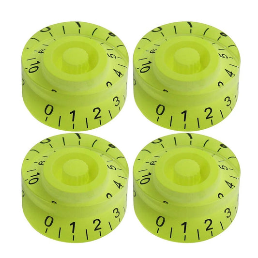 Fluorescent Green 4pcs Guitar Speed Volume Tone Knobs Fit Epiphone Les