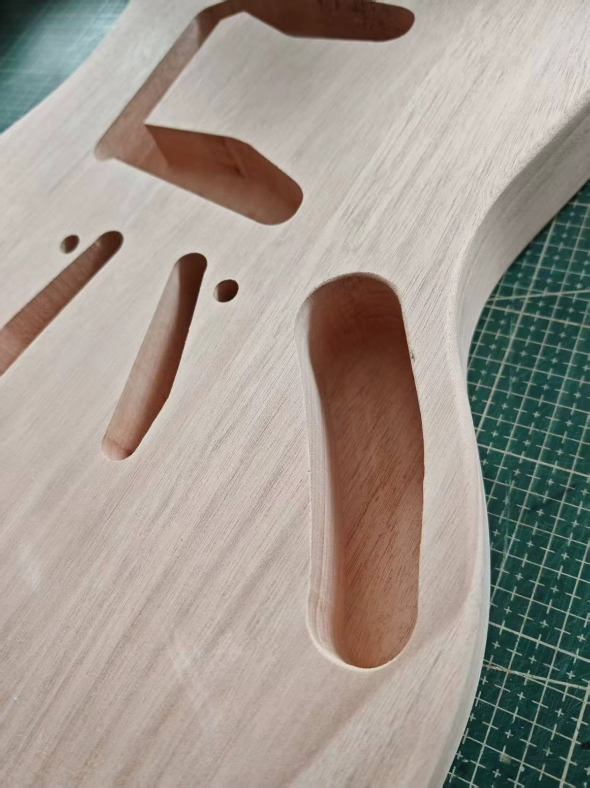 Mahogany Wood Guitar Body Fit Mustang Guitars