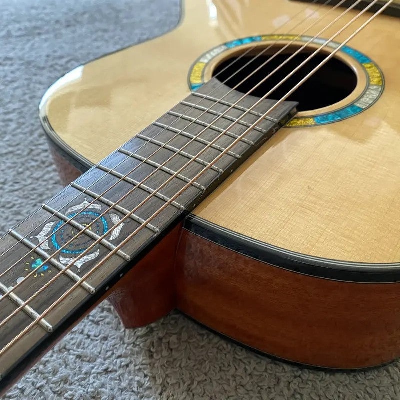 36" Acoustic Guitar, Spruce Top Body, Mahogany Neck, Rosewood Fingerbo