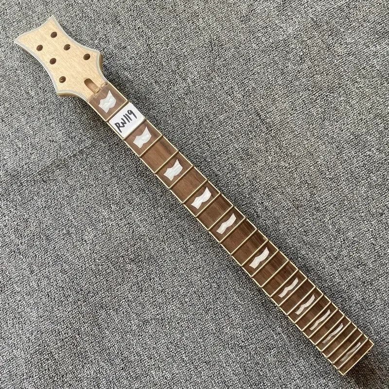 Mahogany Wood Electric Guitar Neck, Rosewood Fingerboard, Set In