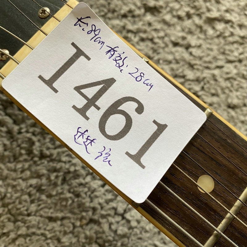 J&D Blue Mini Guitar, Solid Basswood Body, Maple Neck Fit LP Les Paul