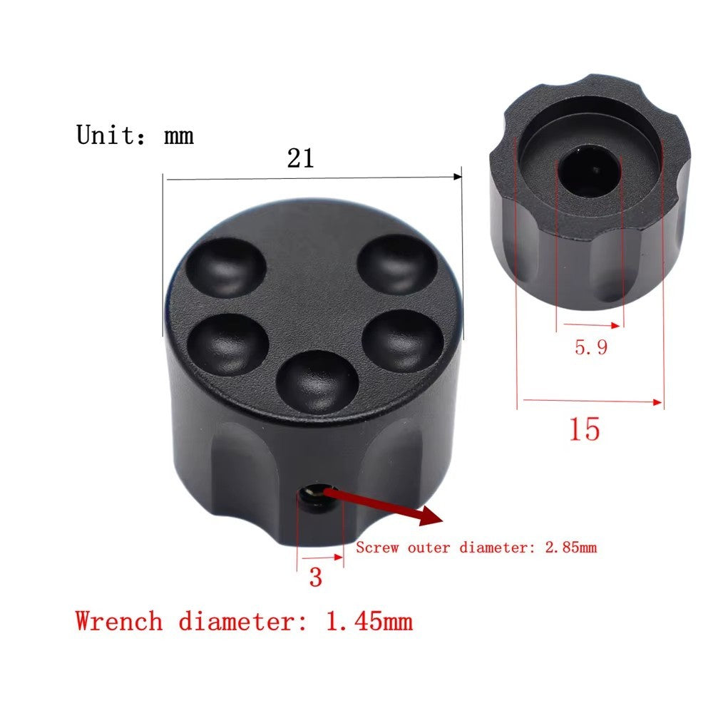 3pcs Aluminum Guitar and Bass Volume Tone Knobs in Gold Fit Ibanez,Pea