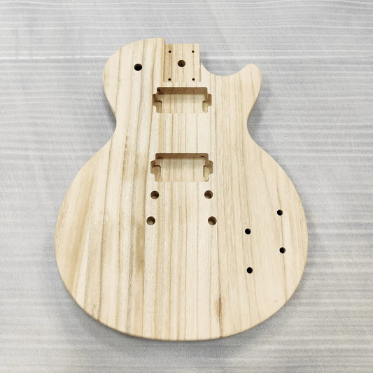 Paulownia Wood Unfinished Single Cut Guitar Body Fit LP Les Paul