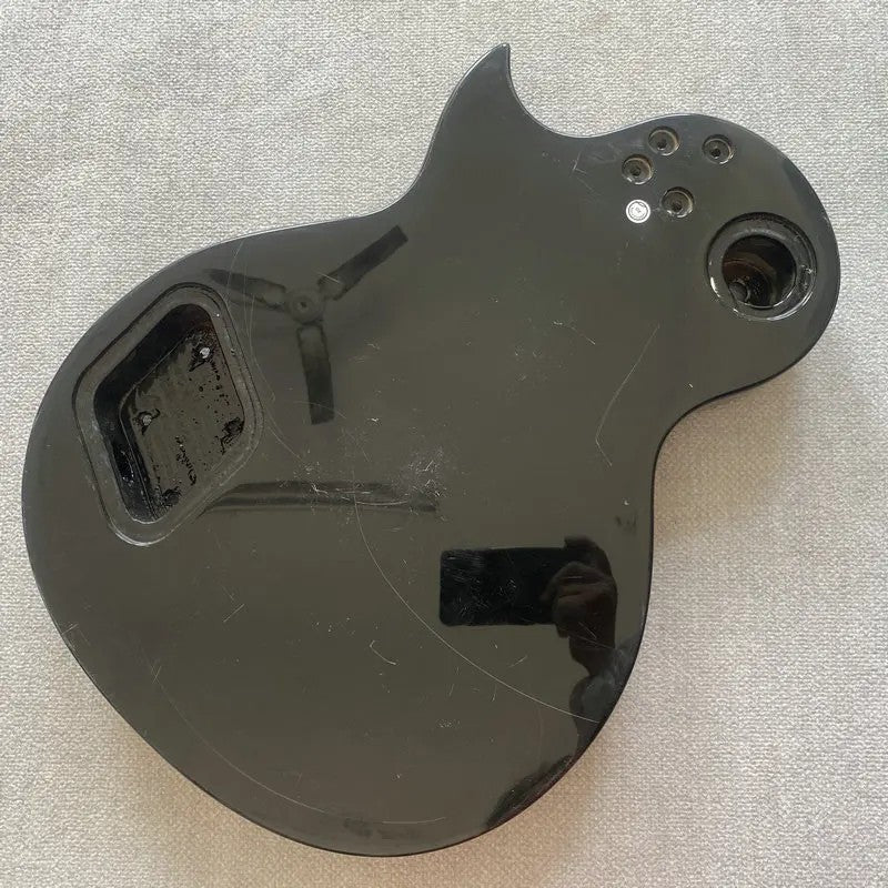 Gloss Black Basswood Guitar Body Fit LP Les Paul