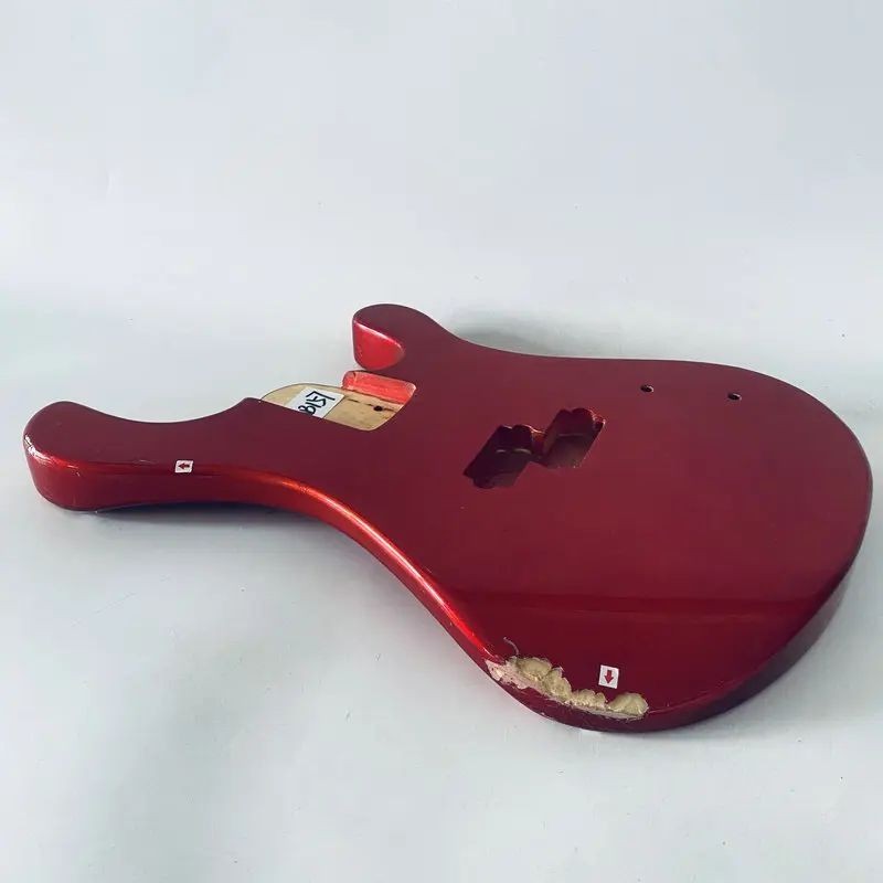 Metallic Red 4 String Bass Basswood Body DIY Project