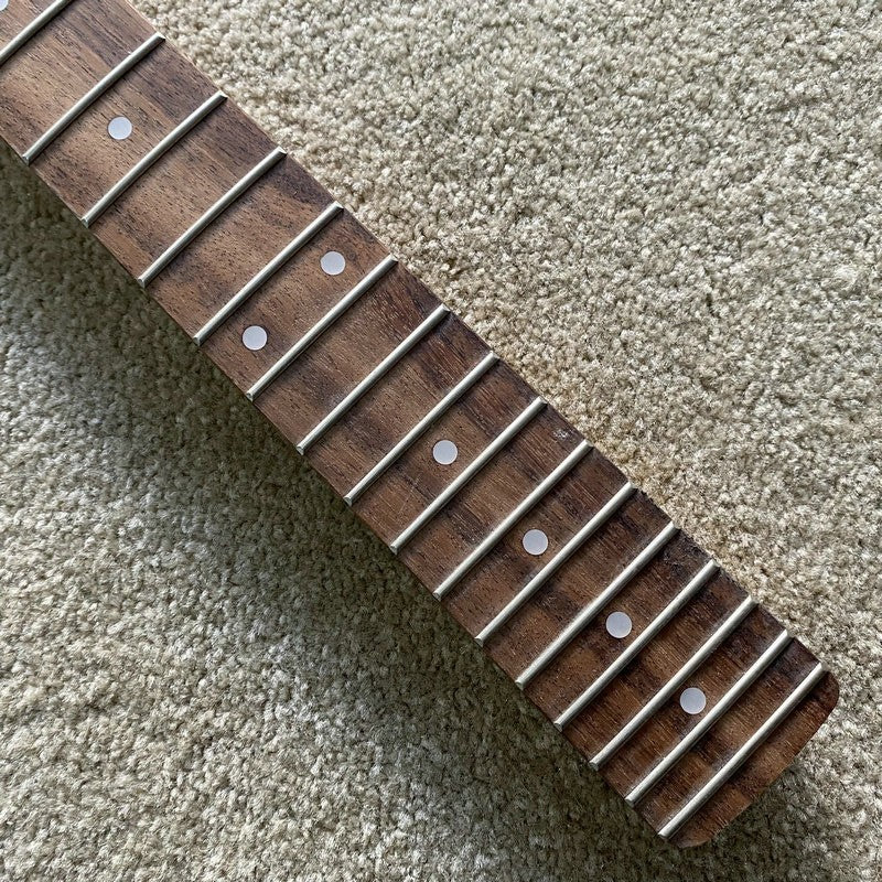 XO Blue Maple Wood Guitar Neck, Rosewood 22 Frets Fingerboard