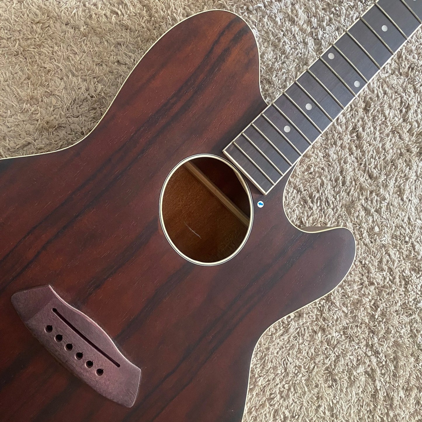 Ibanez Talman Acoustic Electric Guitar, Mahogany Body, Neck, Rosewood