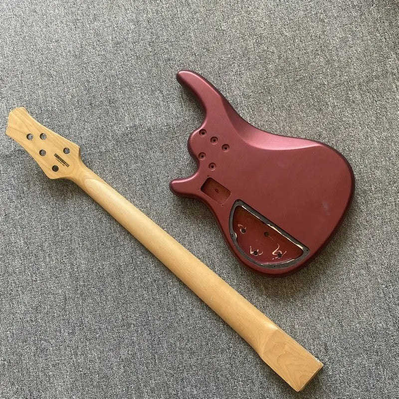 Tagima 5 String Bass Maple Neck with Red Basswood Body