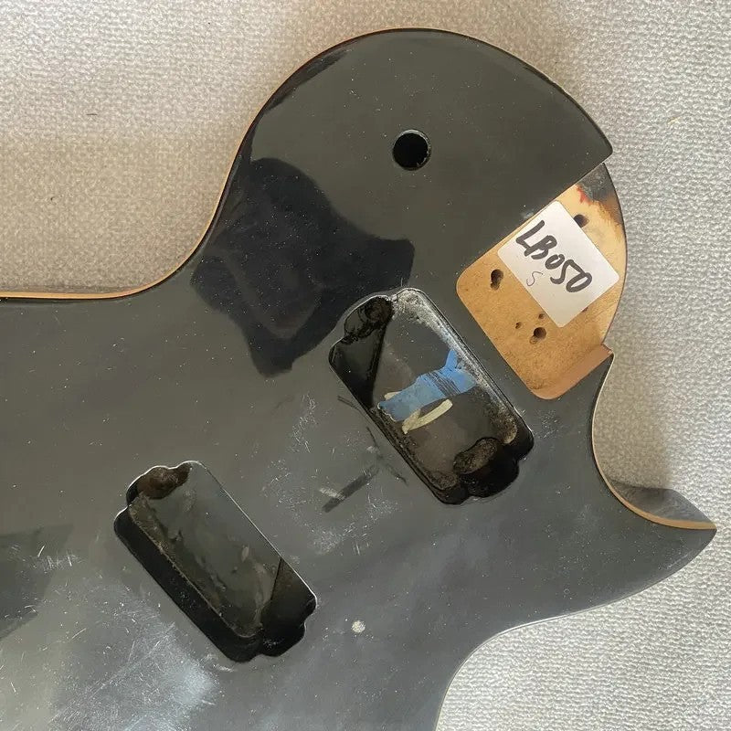 Black Glossy Finish Basswood Guitar Body Fit Les Paul LP