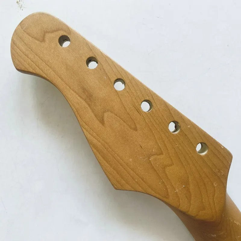 White Harley Benton Guitar Maple Neck, Rosewood 22 Frets Fingerboard F
