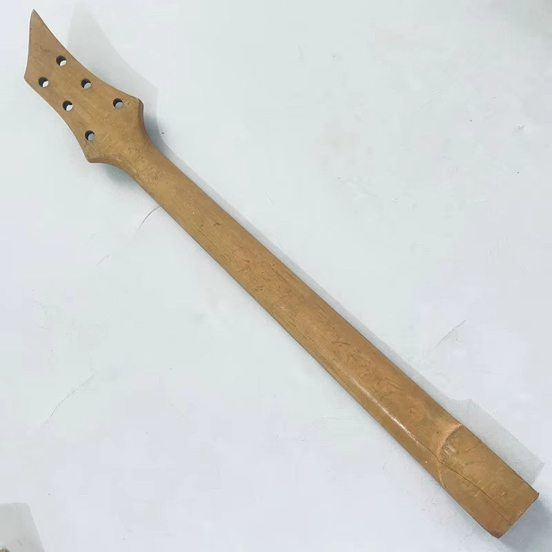 Sebrew Black Electric Guitar Maple Wood Neck, 24 Frets Rosewood Finger