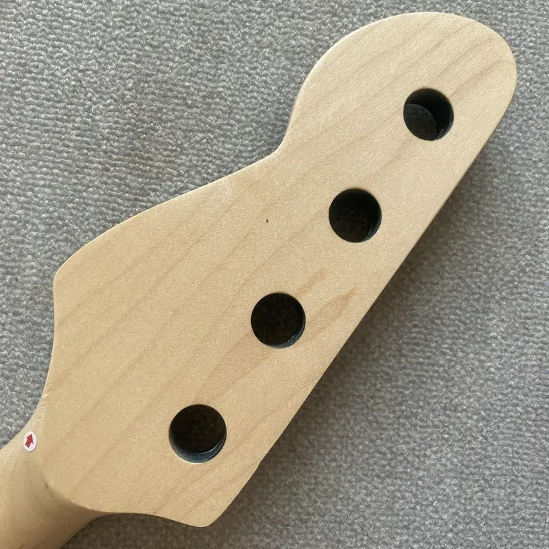 Blue 4 String Bass Maple Neck, 20 Frets Rosewood Fingerboard