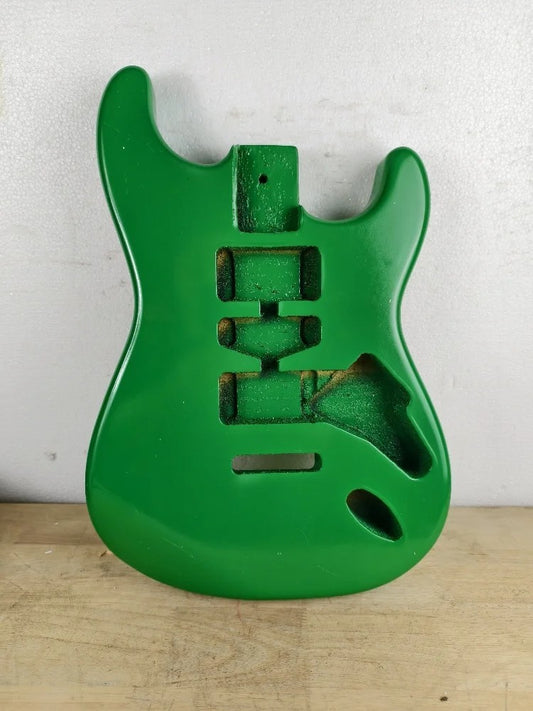 Green Poplar Wood Guitar Body Fit Stratocaster Strat