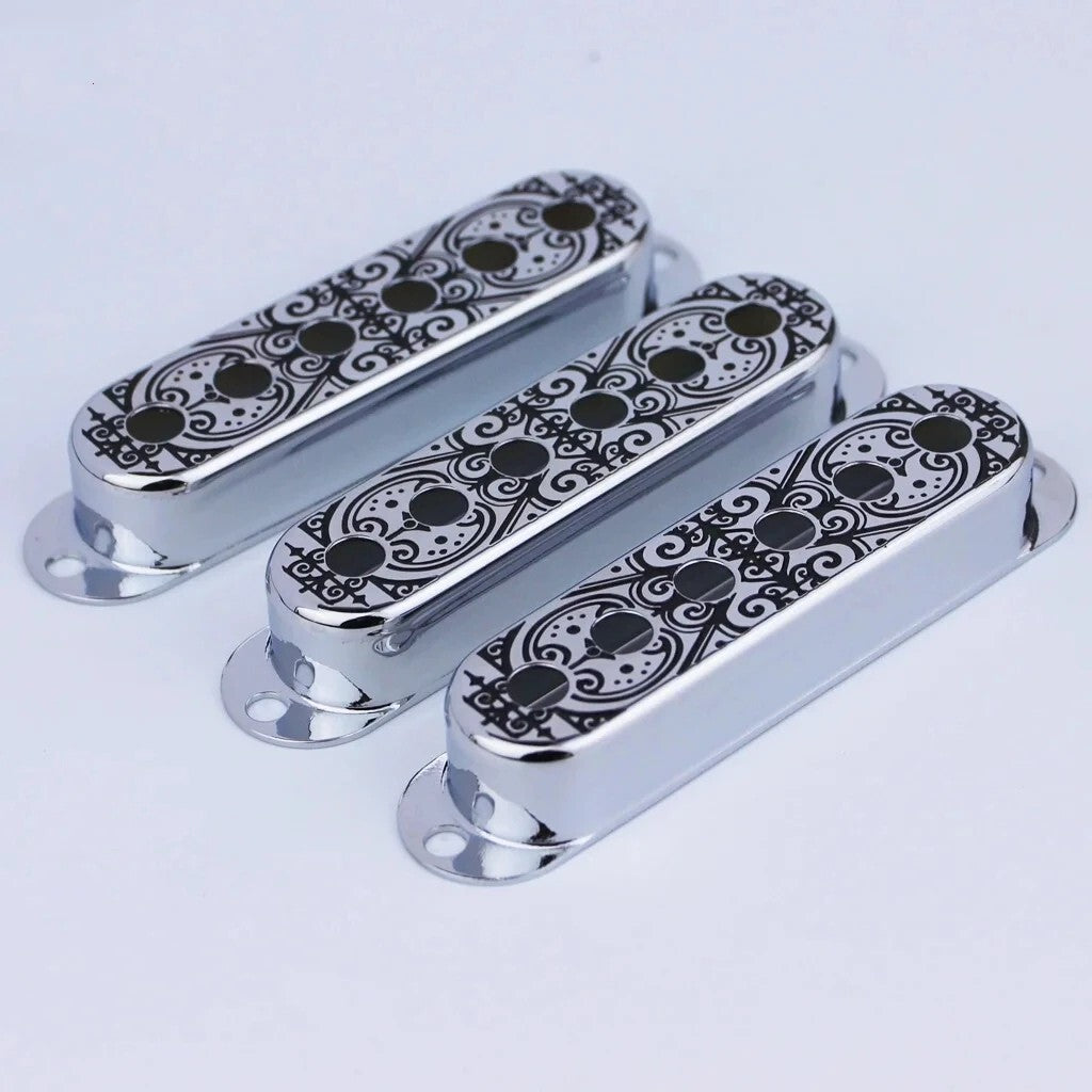 Copper Guitar Single Coil Pickup Covers Fit Strat Stratocaster