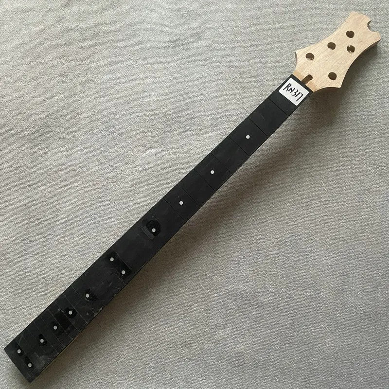 Maple Wood 5 String Bass Neck, Rosewood Fingerboard DIY Project