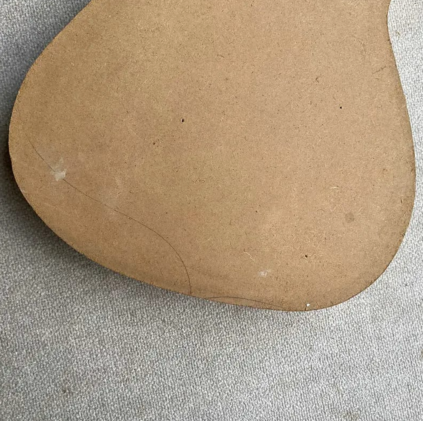 Basswood Electric Bass Body with Plywood Top