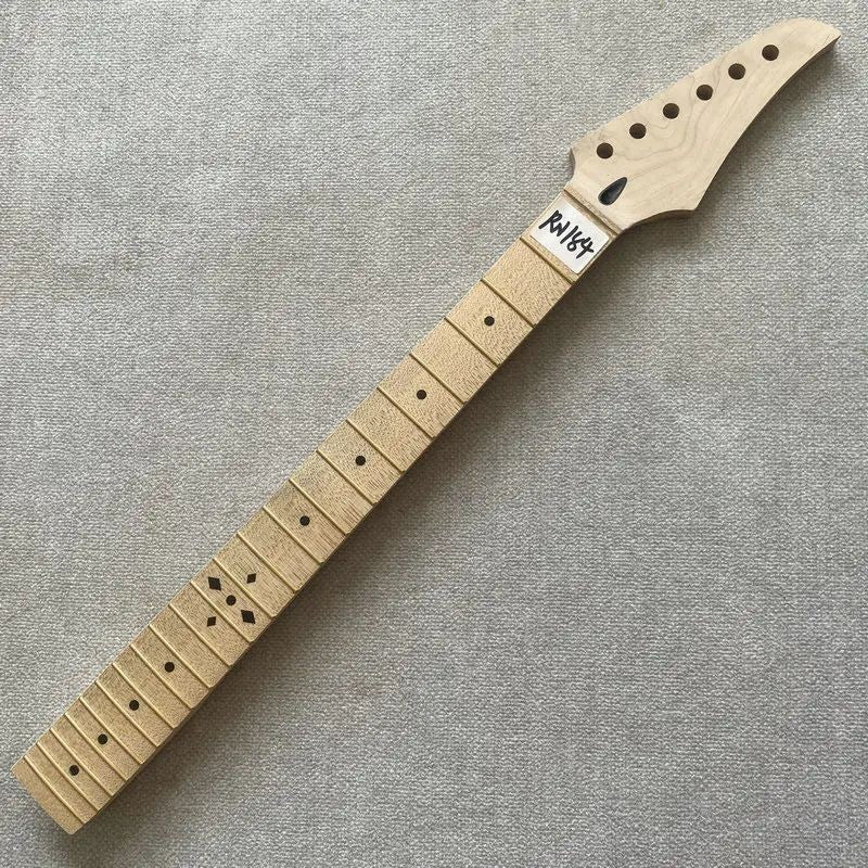 22 Frets Maple Wood Guitar Neck, Maple Fingebroard