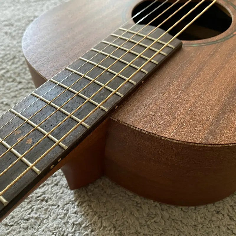 38" Parlor Acoustic Guitar, Mahogany Body and Neck, Rosewood Fingerboa