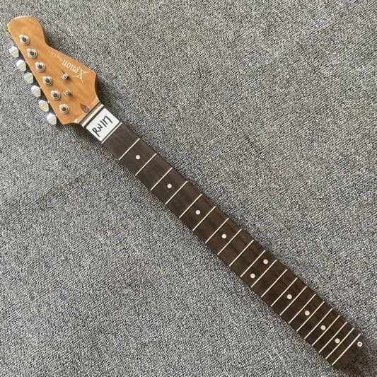 Maple Wood Electric Guitar Neck, Rosewood Fingerboard 22 Frets, Tuning
