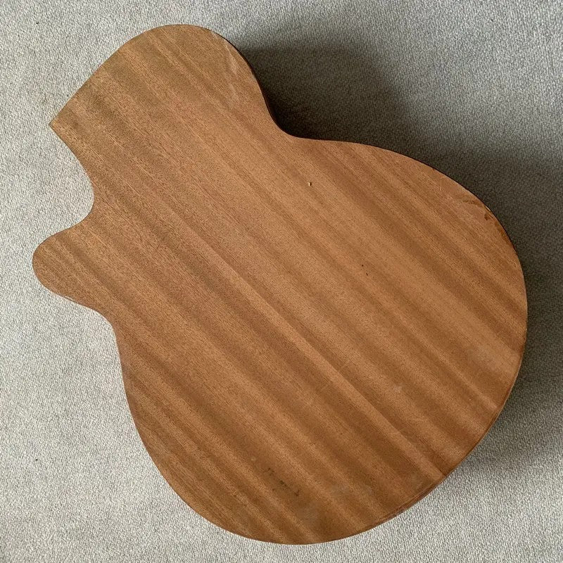 Mahogany Wood 40" Single Cutaway Acoustic Guitar Body