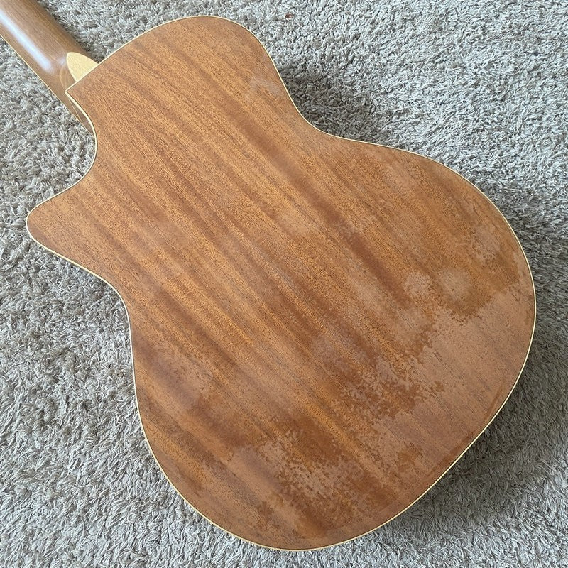 Luna Red Pine Classical Guitar, Mahogany Neck, Rosewood Fretboard