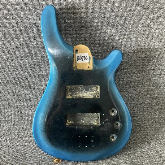 Blue DIY Project Electric Bass Basswood Body