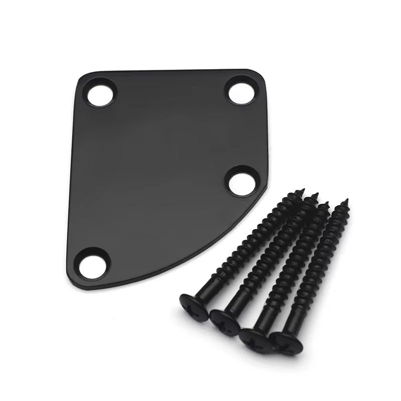 Black Guitar and Bass Neck Plate Fit Peavey,ESP,Washburn,Lakland,Dean,