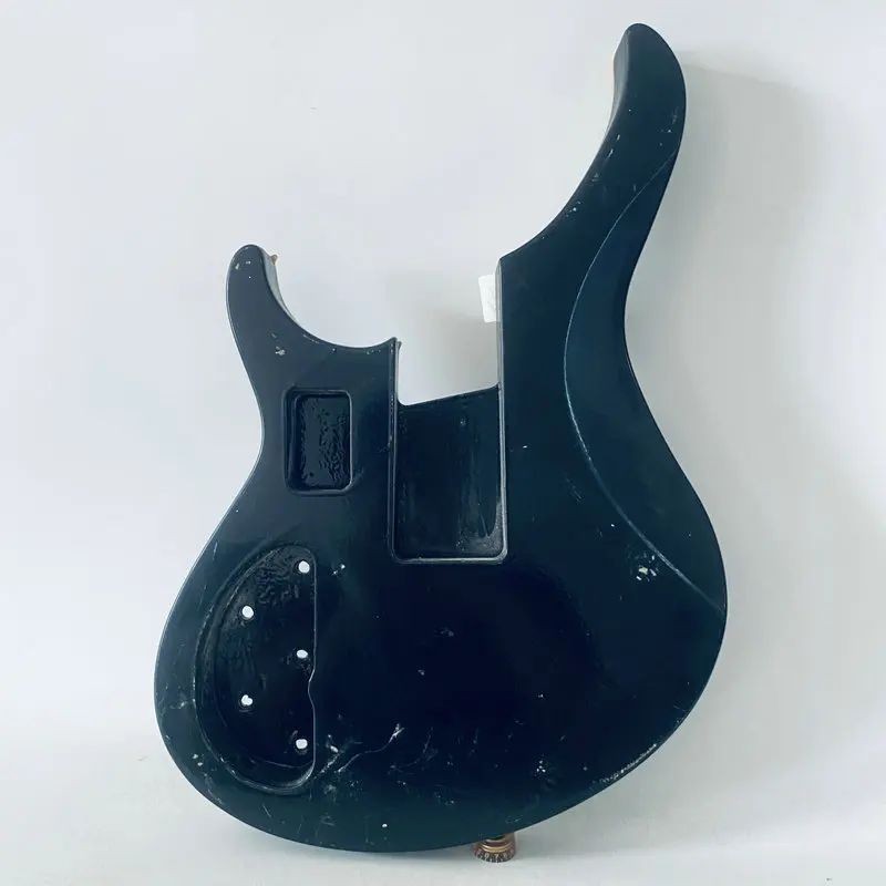 Basswood Black Bass Guitar Double Cutaway Body DIY Project
