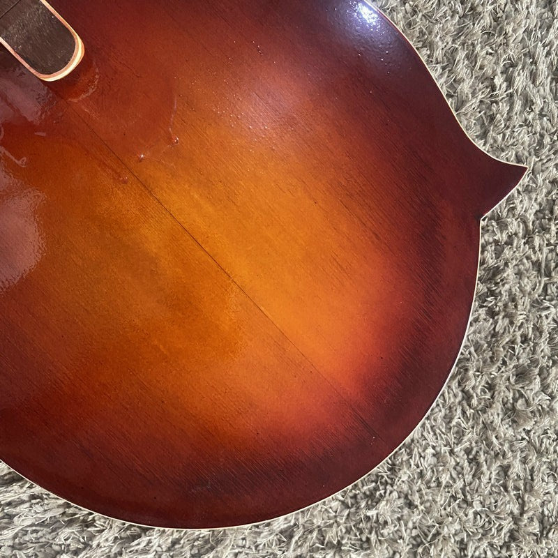 Cherry Burst Finish 8 String Mandolin, Spruce Top Body, Mahogany Neck