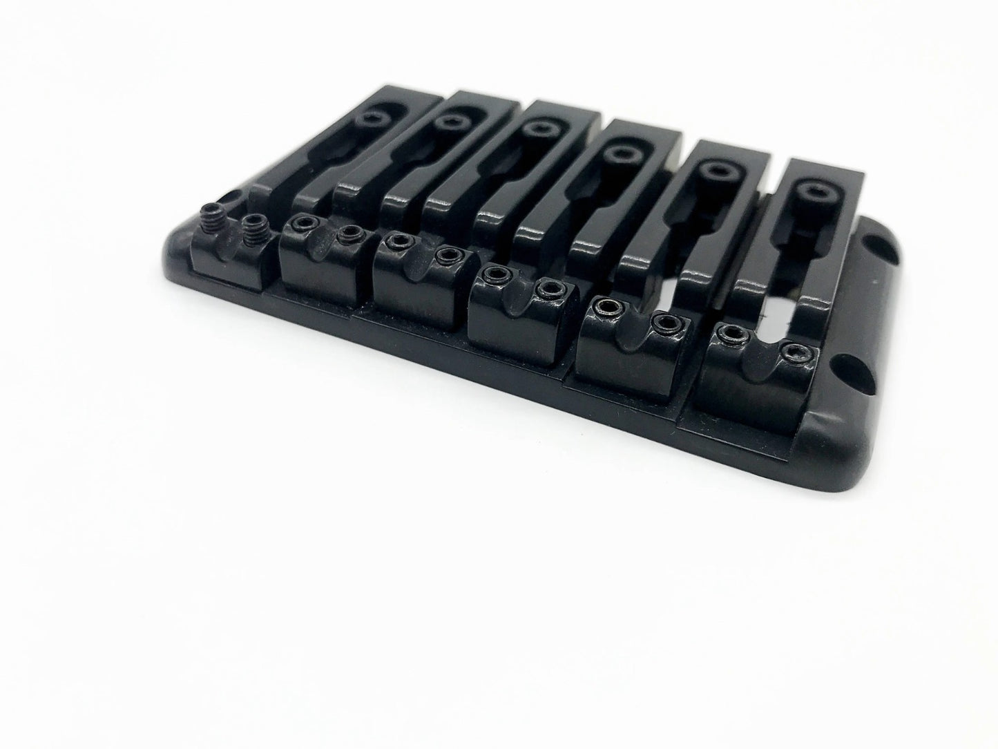 Black 6 String Bass Bridge Fit Schecter,Wahsburn,Peavey,Lakland,Ibanez