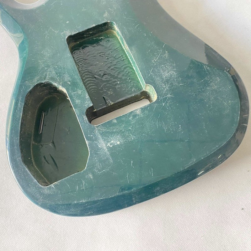Metallic Green HSH 7 String Basswood Guitar Body