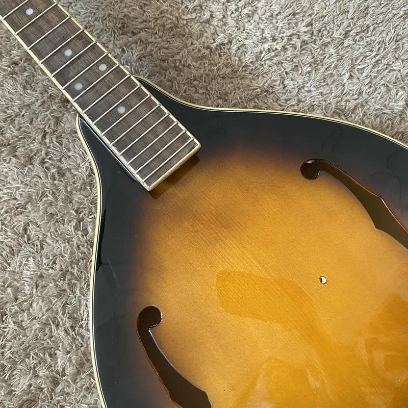 Washburm Sunburst 8 String Mandolin, Spruce Body, Mahogany Rosewood Ne