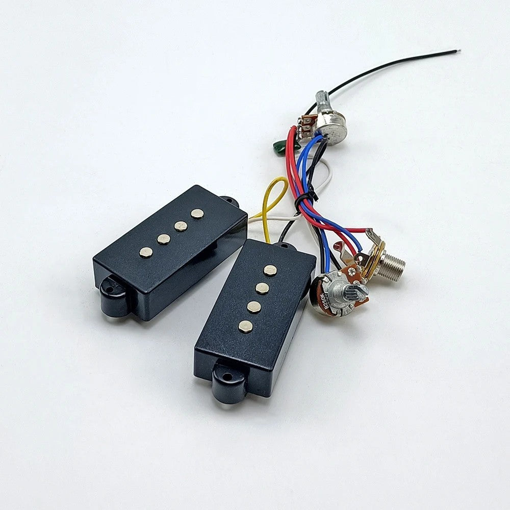 4 String Bass Pickups with Wiring Harness Kit Fit Precision P Bass