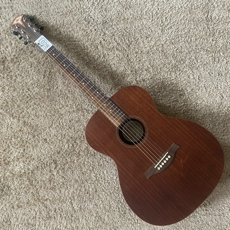 40 Inch Acoustic Guitar, Mahogany Body and Neck, Rosewood Fingerboard