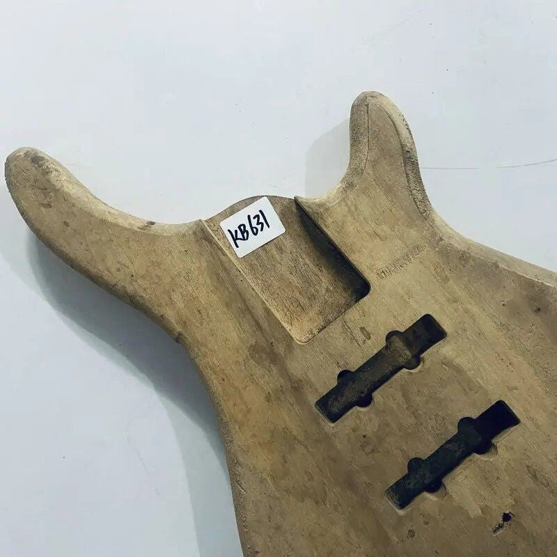 Black Basswood Bass Guitar DIY Project Body