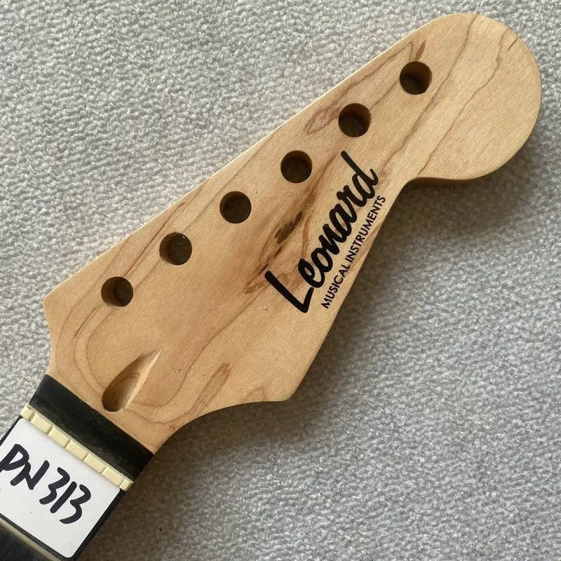 Short Scale Maple Wood Guitar Neck, Rosewood Fingerboard 22 Frets