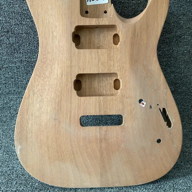 HH Mahogany Wood Guitar Double Cutaway Body