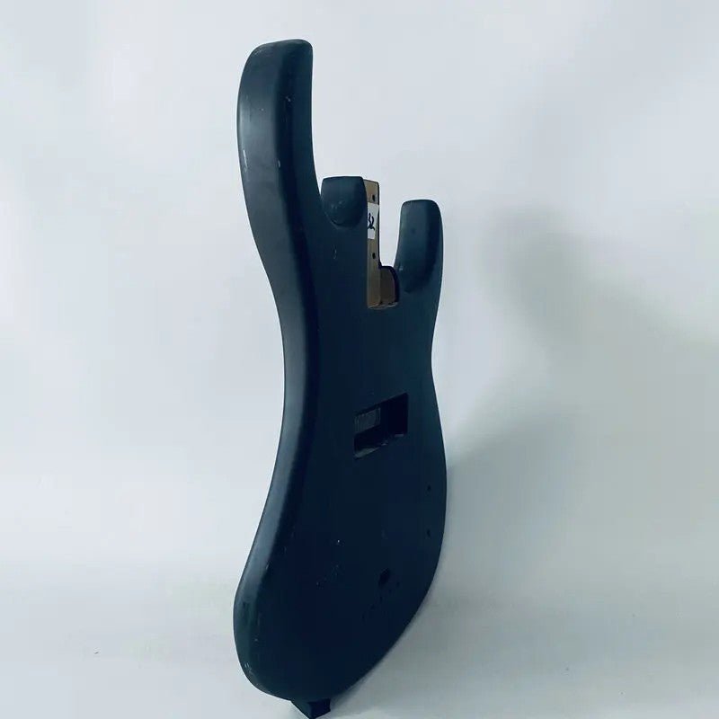 Black Electric Bass Guitar Body DIY Project