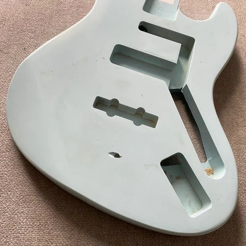 Light Blue Basswood Jazz Bass Guitar DIY Project