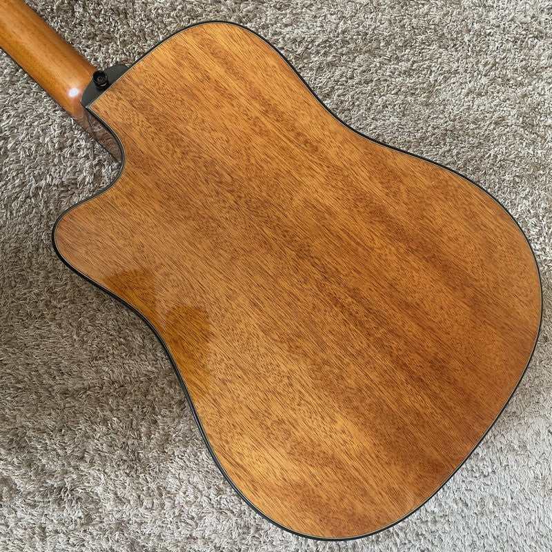 LAG 12 String Acoustic Electric Guitar, Mahogany Spruce Body, Rosewood