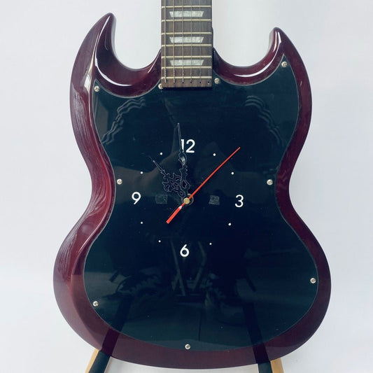 J&D Red Guitar Body with Maple Neck, Rosewood Fingerboard Fit SG Guita