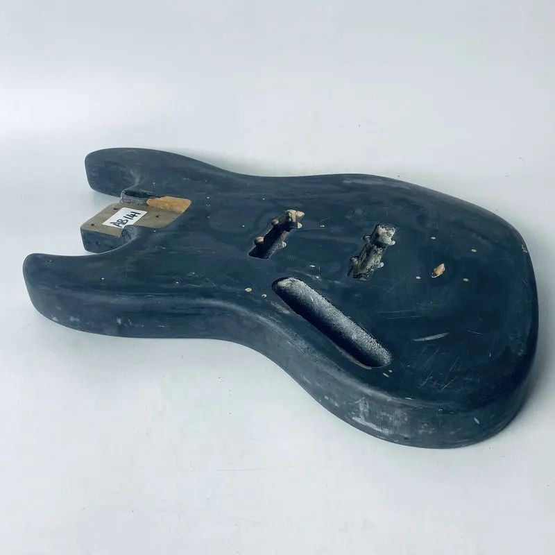 Left Hand Black Basswood Jazz Bass Body