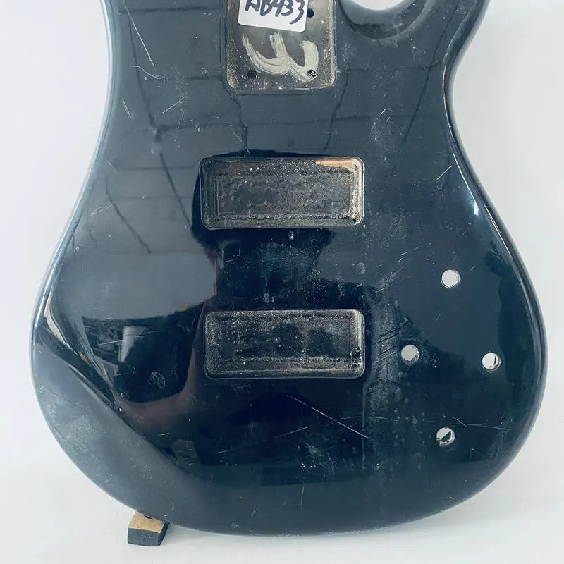 Glossy Black DIY Project Bass Guitar Basswood Body