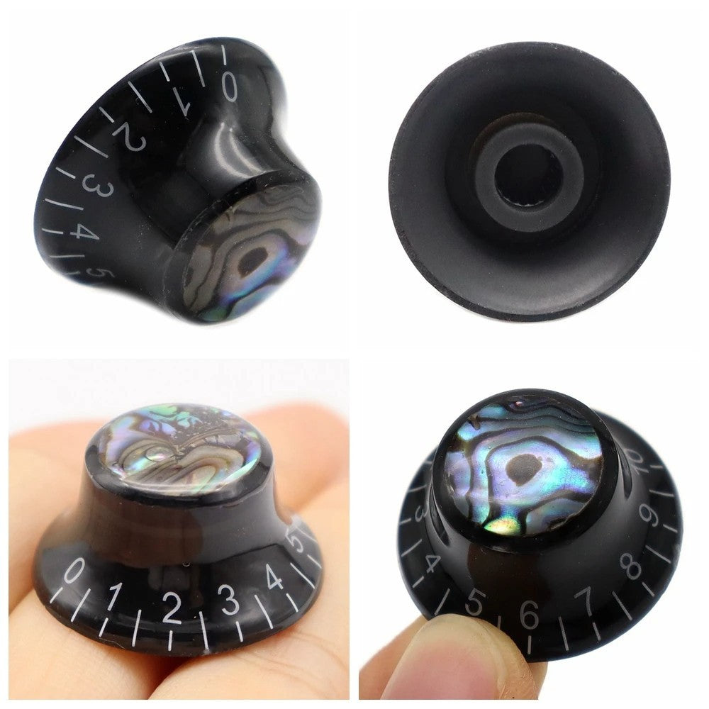 4pcs Guitar Abalone Top Volume Tone Knobs Fit Epiphone LP Les Paul SG