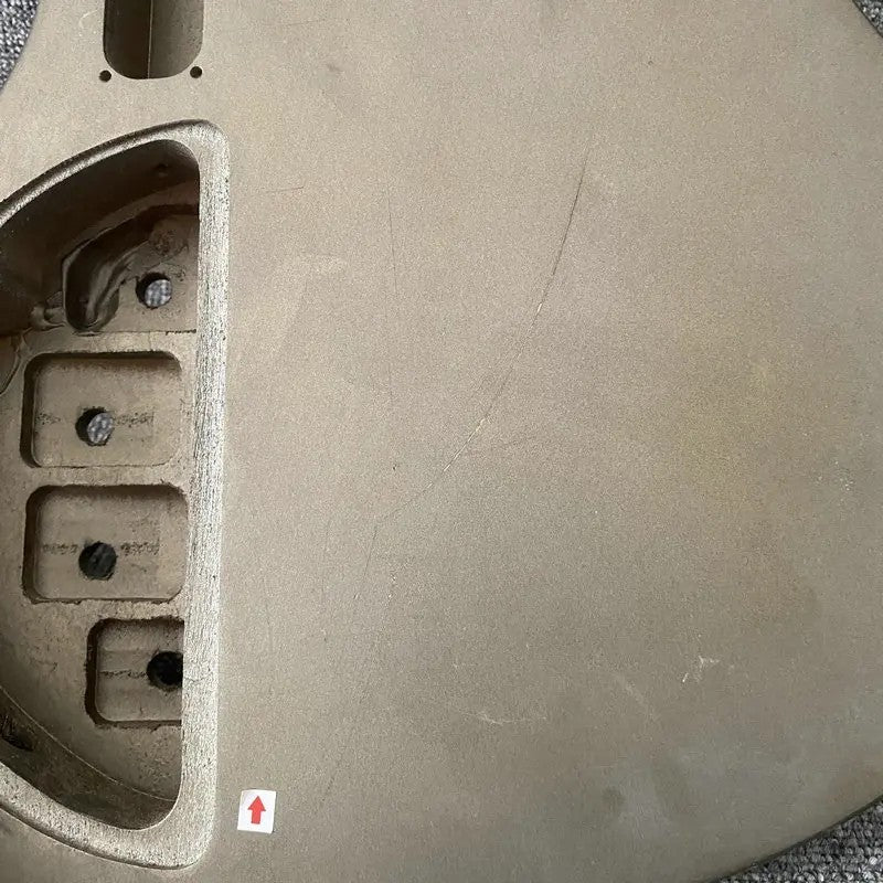 Solid Basswood Metallic Finish Bass Guitar Body