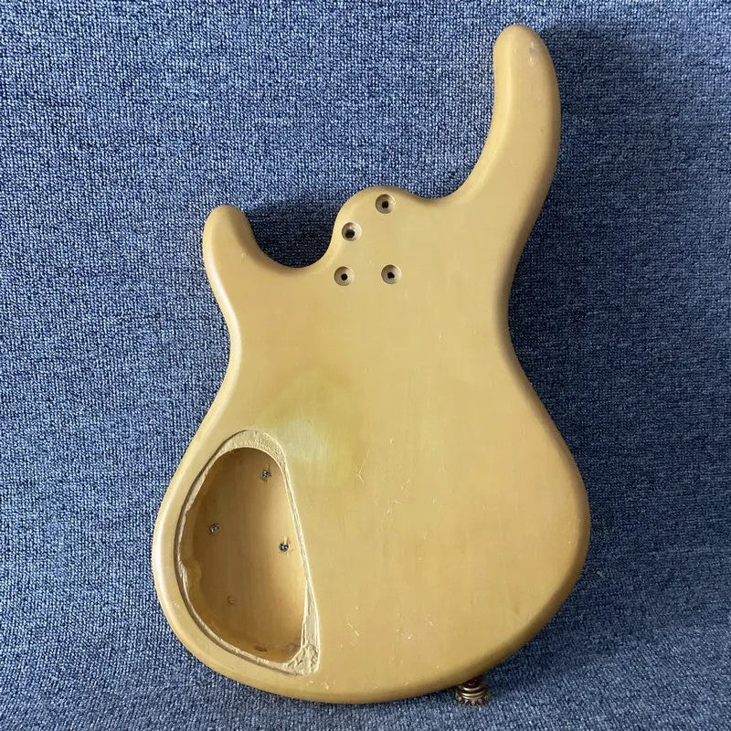 Solid Basswood 4 String Bass Guitar Body DIY Project