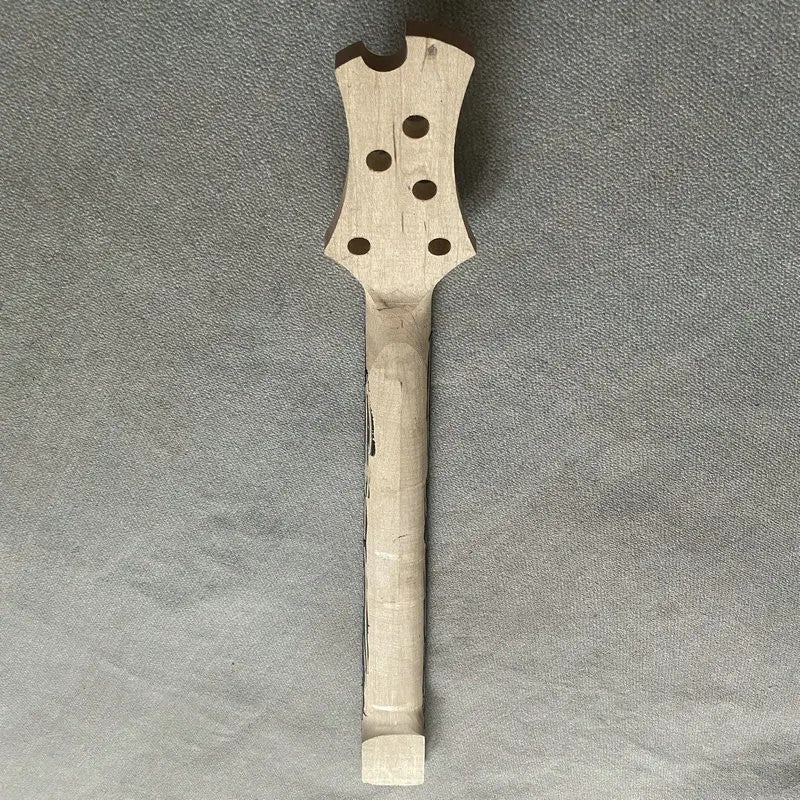 Maple Wood 5 String Bass Neck, Rosewood Fingerboard DIY Project