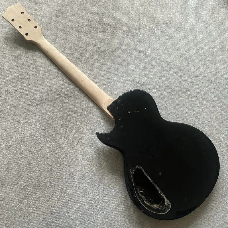 Black Basswood Guitar Body with Maple Neck, Rosewood Fingerboard DIY P