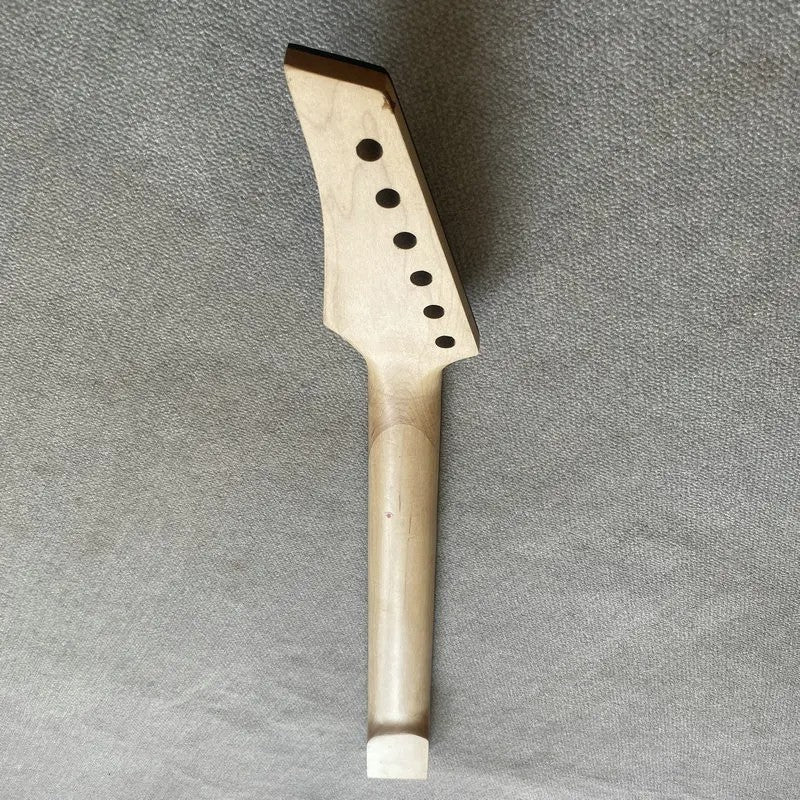 Black Maple Wood Electric Guitar Neck, 24 Frets Rosewood Fretboard